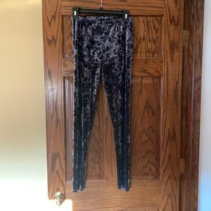 Velvet highwaisted leggings